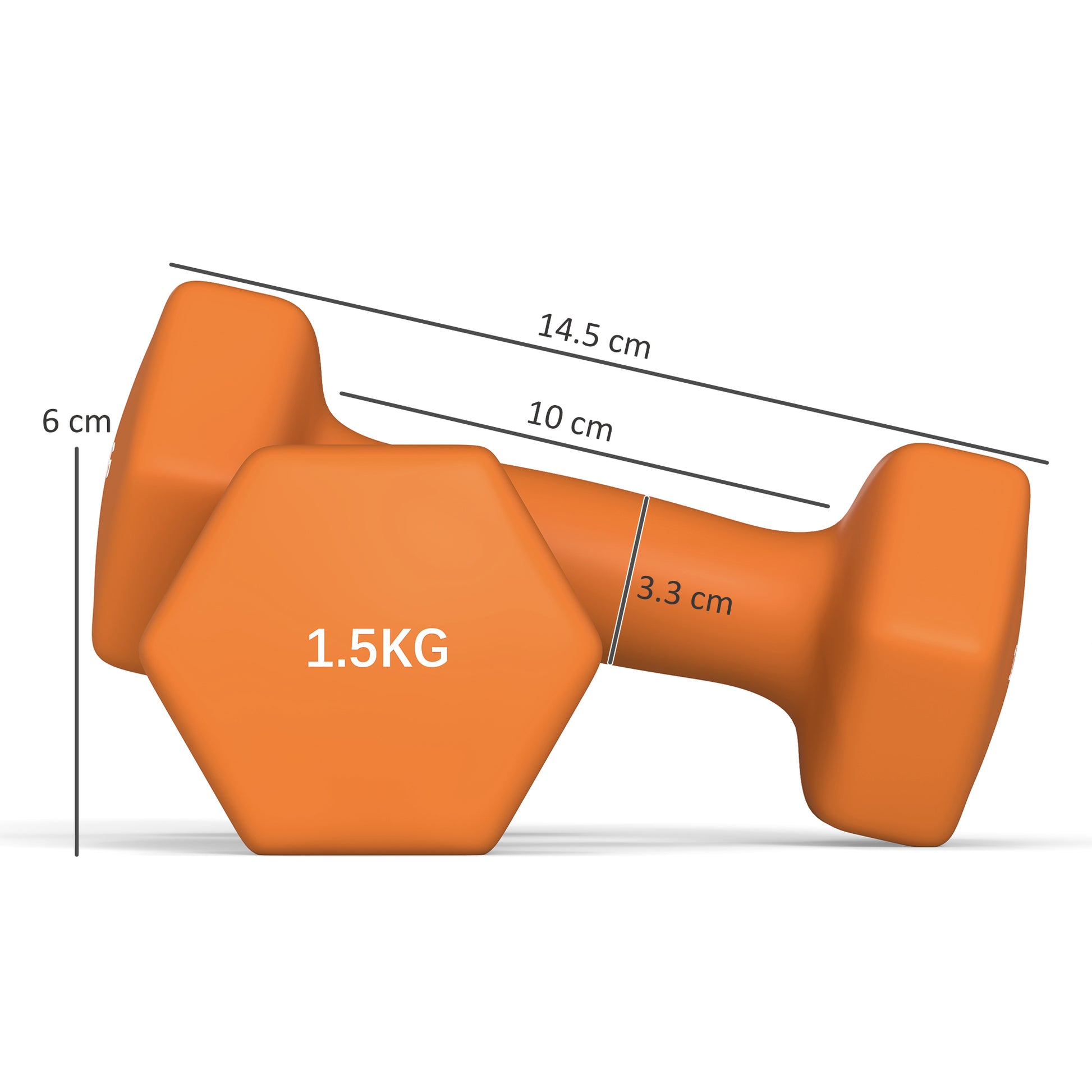 Dumbbells, Hexagonal Weights Pair