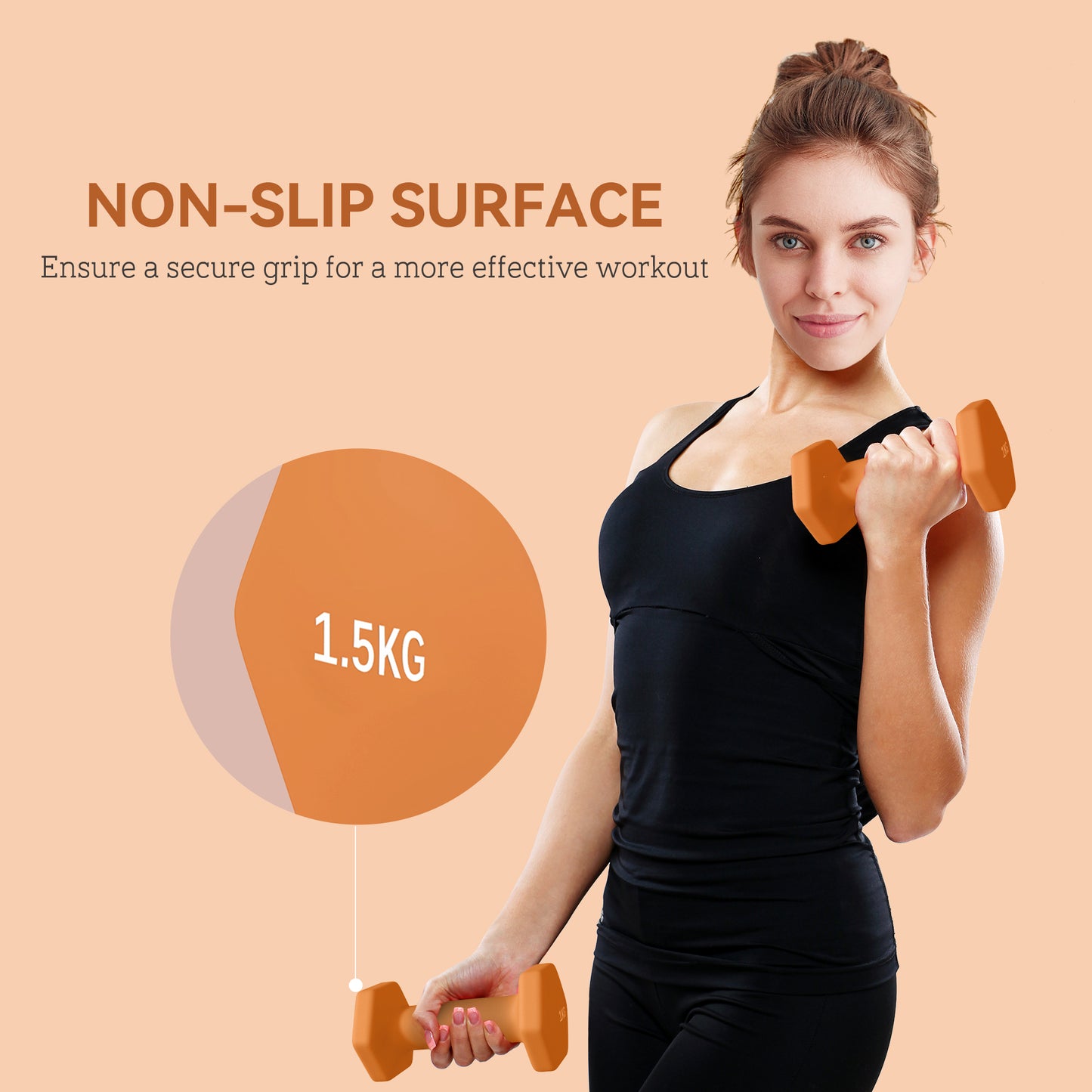 Dumbbells, Hexagonal Weights Pair