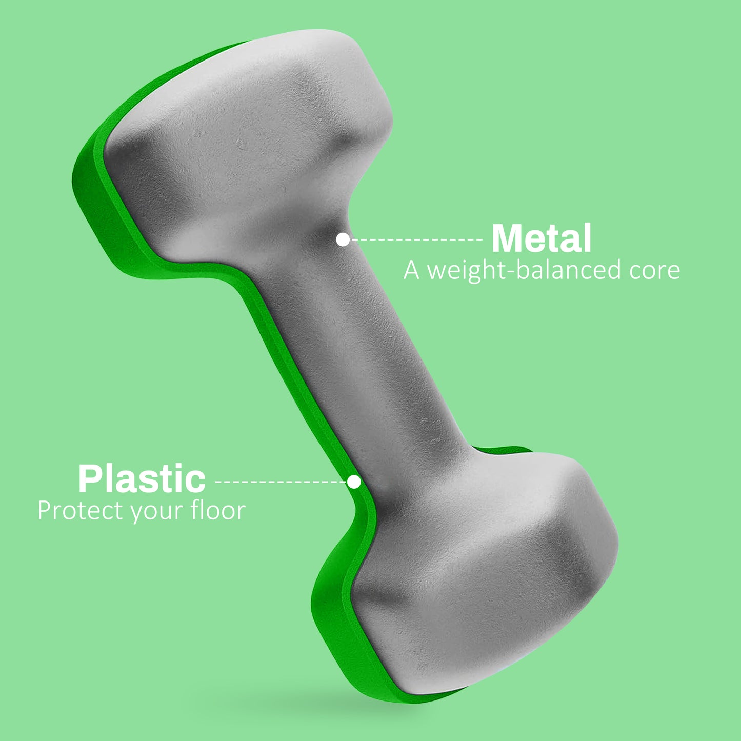 Dumbbells, Hexagonal Weights Pair